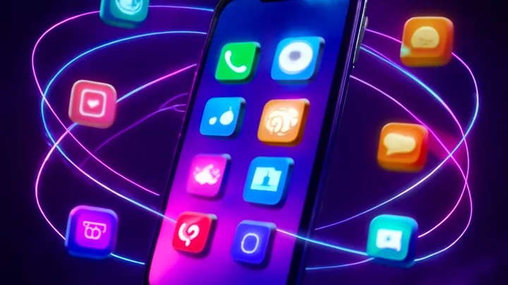 5777DET COM Sleek smartphone floating in space